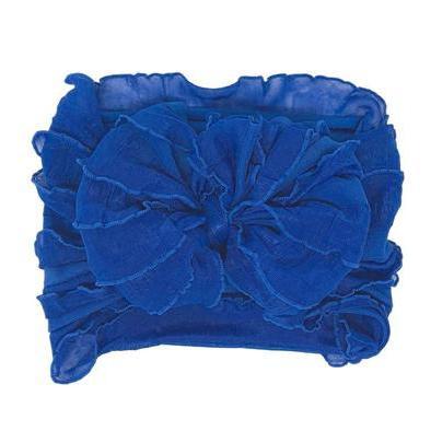 Amazing In Awe Couture Royal Ruffle Headbands for Baby Girls (Newborn to 4+ Years)