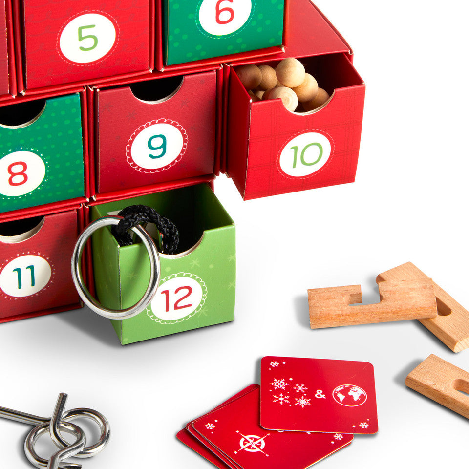 Demdaco's Festive 12 Days of Brainteasers: Ideal Christmas Gift