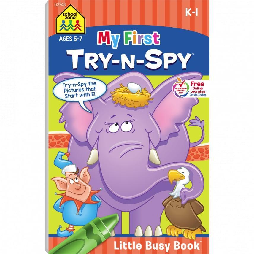Hot Deal! School Zone's First Try - N - Spy K - 1 Educational Tablet - Style Busy Book
