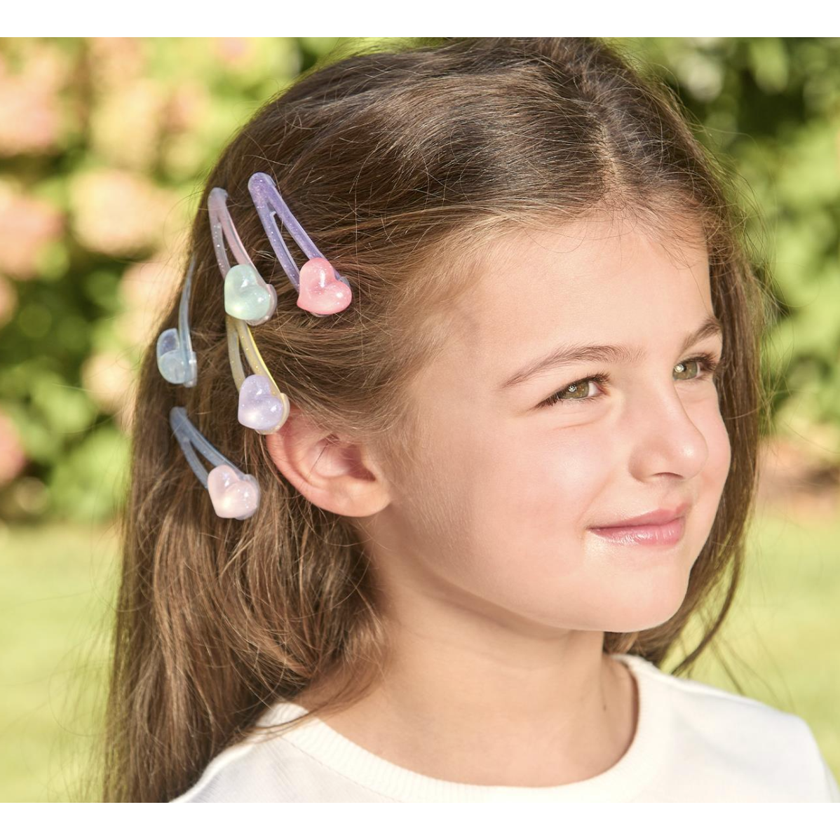 Assorted Set of 5 Cupcakes & Cartwheels Hair Clips in Reusable Gift Box