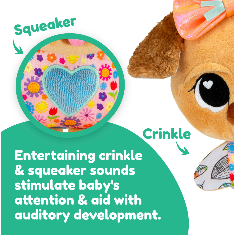 Lamaze® Lovey the Pug - Ideal Travel Toy for Babies