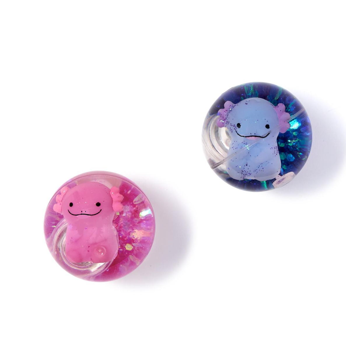 Adorable Axolotl-themed Light-up LED Bouncing Ball for Fun Playtime