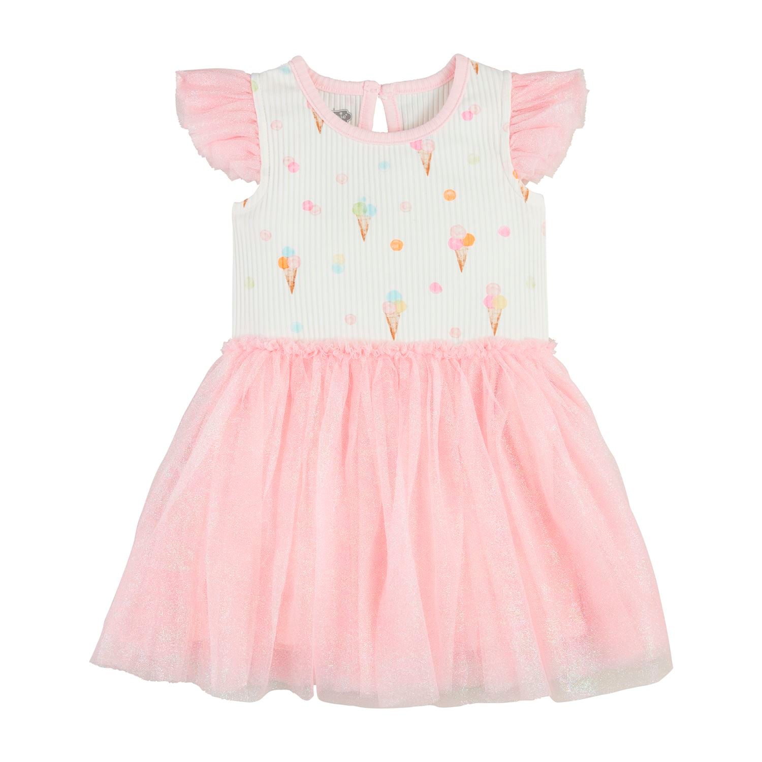 Hot Sale! Mud Pie Pink Ice - Cream Tutu Dress