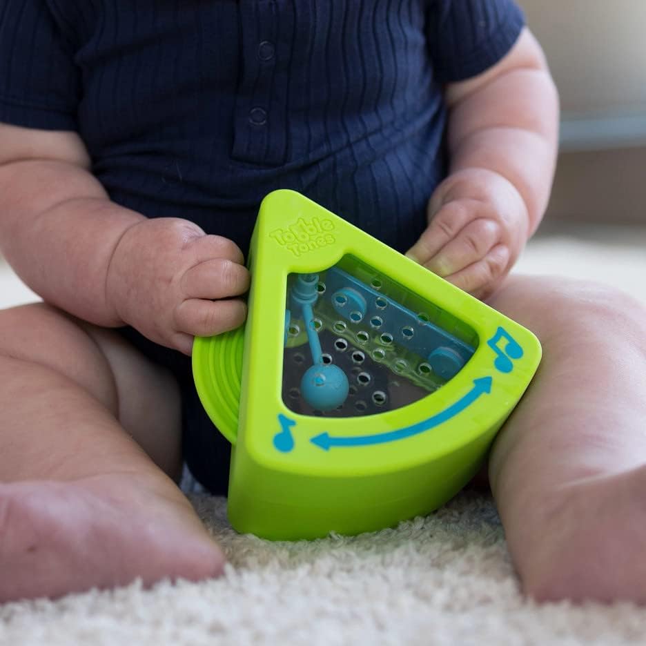Fat Brain Tobble Tones - Fascinating Teeter - Tottering Pendulum Toy with Bell Tones!