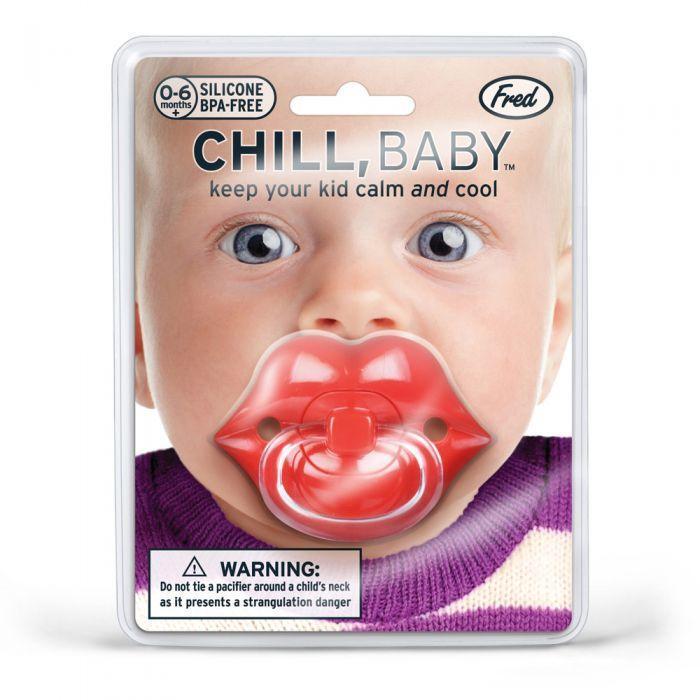 Get Your Baby to Chill with Fred's Safe and Comfortable Baby Lips Pacifier