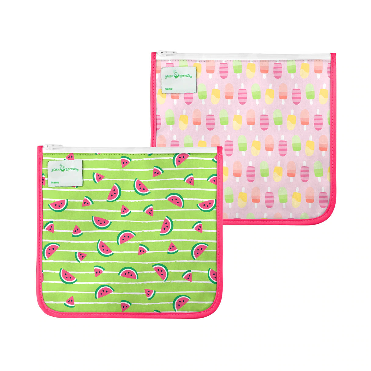 GREAT DEAL! 2-Pack Reusable Insulated Sandwich Bags for Babies, Toddlers & Adults