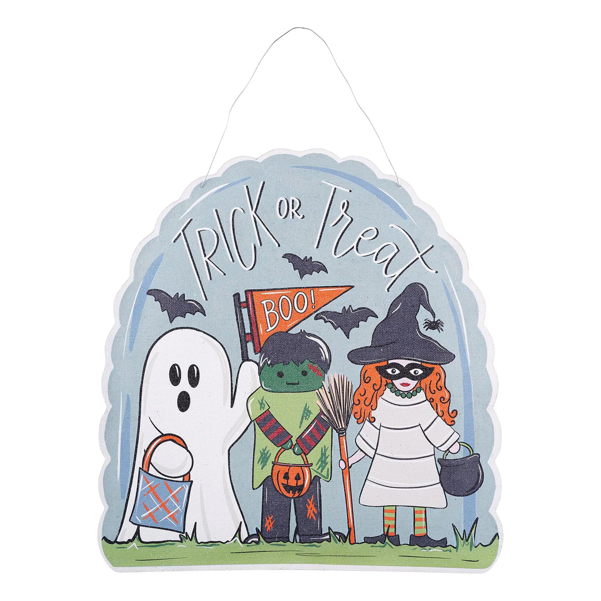 Glory Haus Reversible Fall Decor: Trick - or - Treaters and Turkey Burlee
