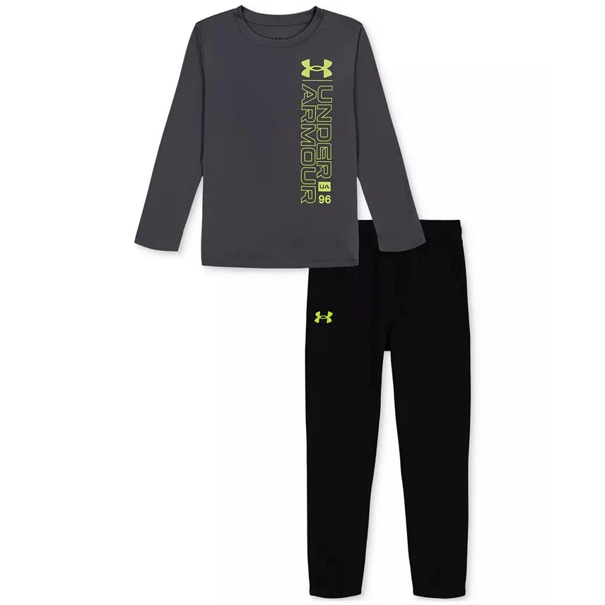 Under Armour Boys' Long Sleeve Jogger Set - Side Hit Style