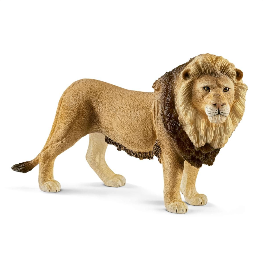 Schleich Realistic Lion Figurine with Impressive Mane