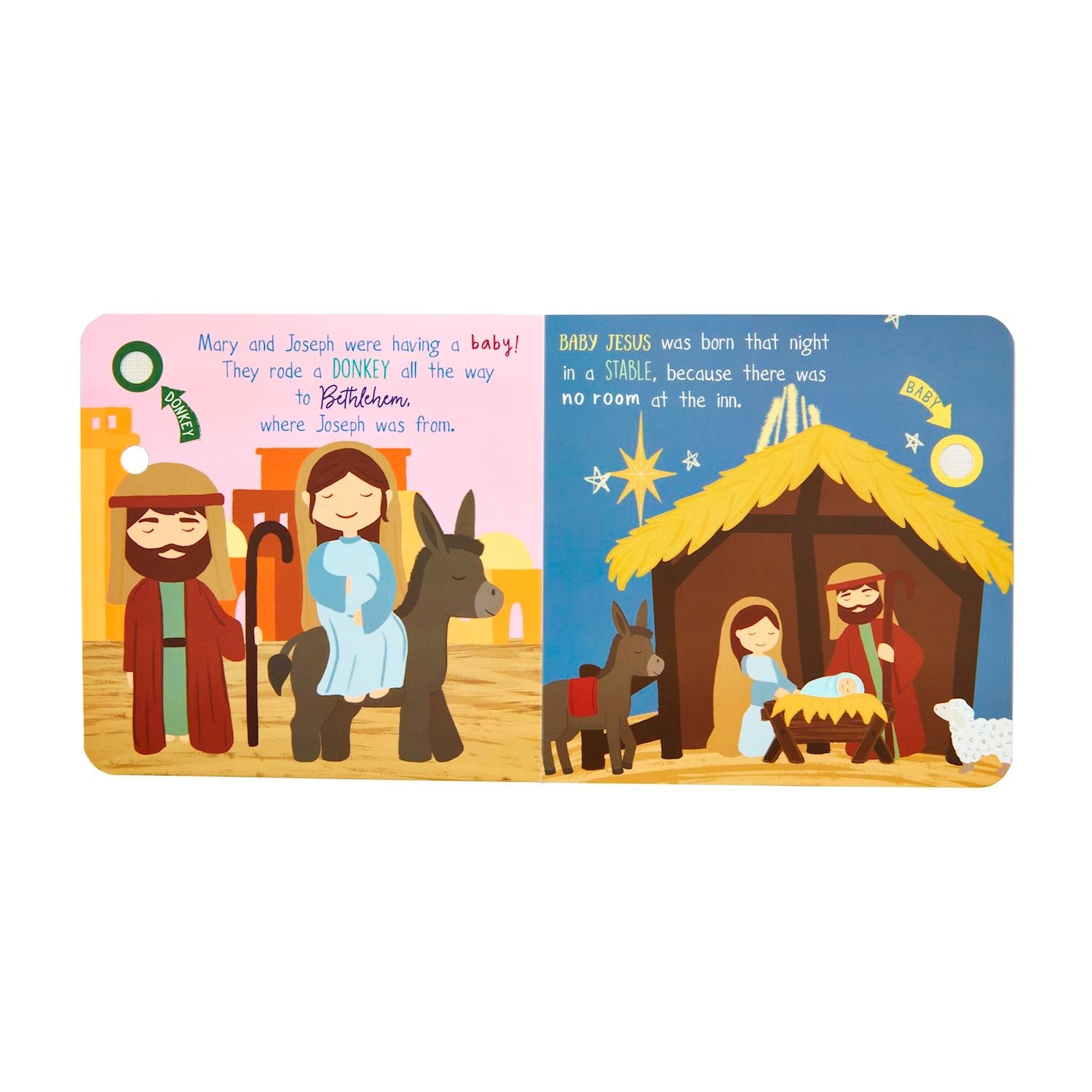 Mud Pie Sound - Enabled Nativity Story Book for Babies Aged 3+