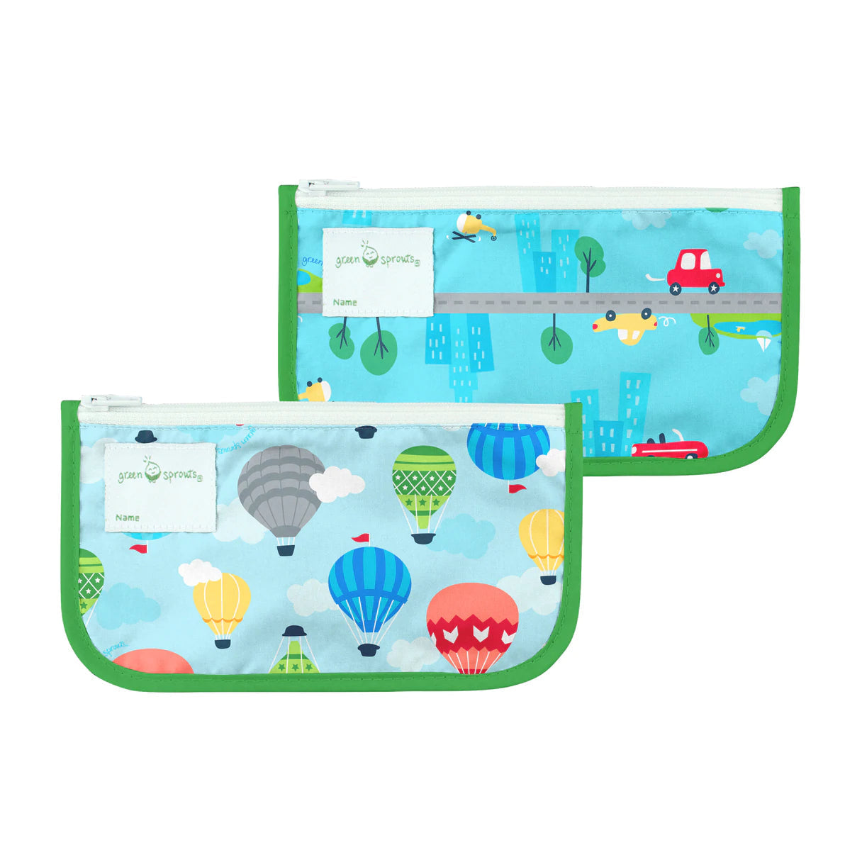 2-Pack Reusable Snack Bags: Safe, Convenient & Eco-Friendly