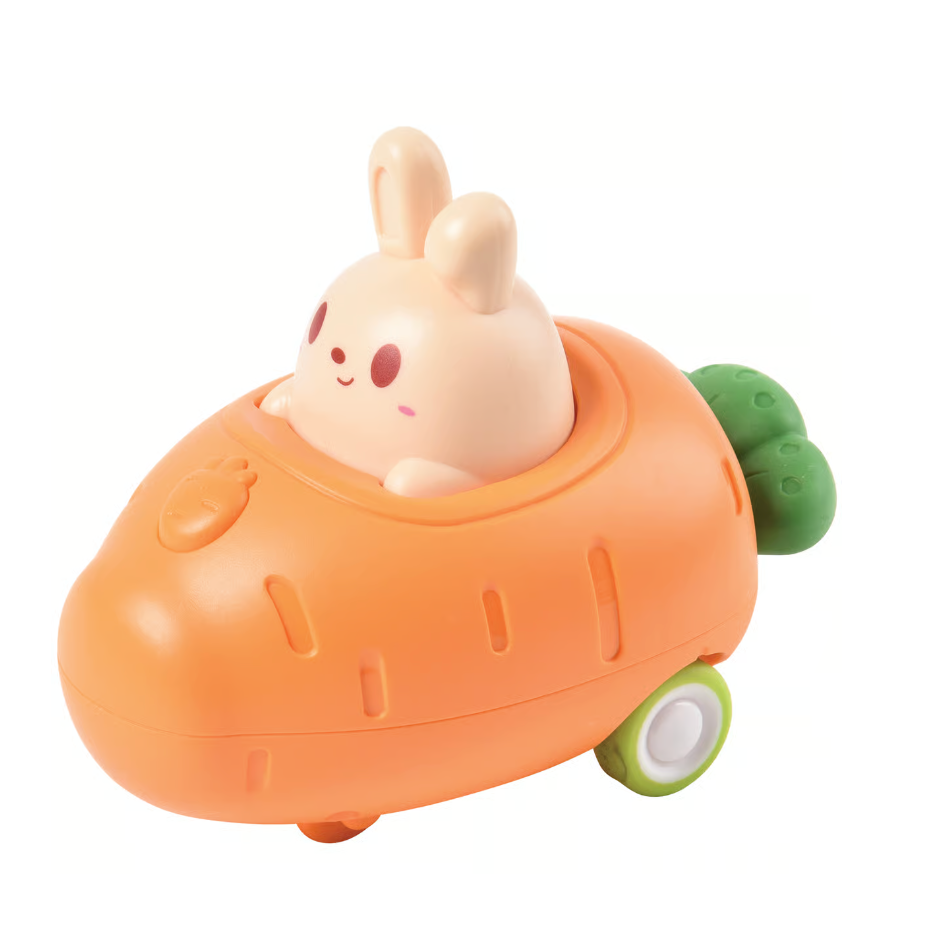 Fun and Imaginative U.S. Toy Press-and-Go Plastic Carrot Car