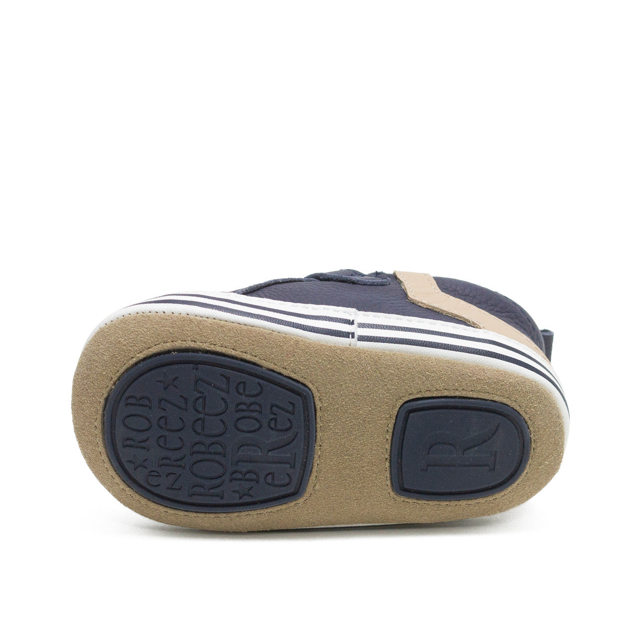 Hot Sale! Robeez Navy Blue Boys' Adam First Kicks Sneakers for Toddlers