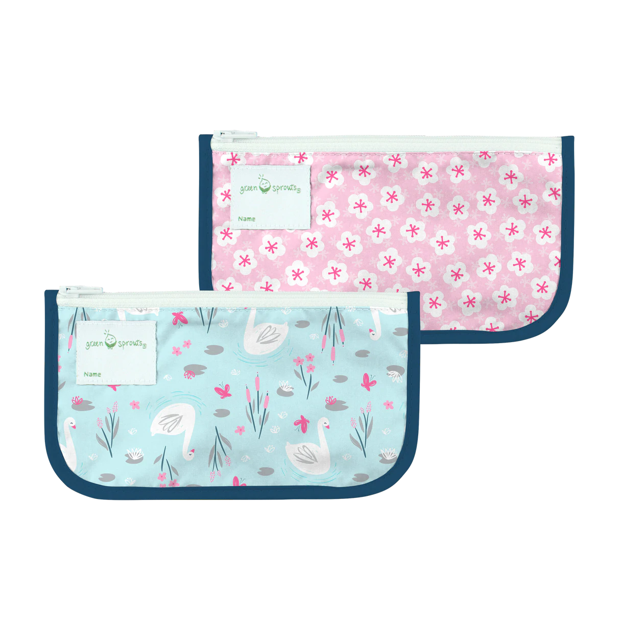 2-Pack Reusable Snack Bags: Safe, Convenient & Eco-Friendly