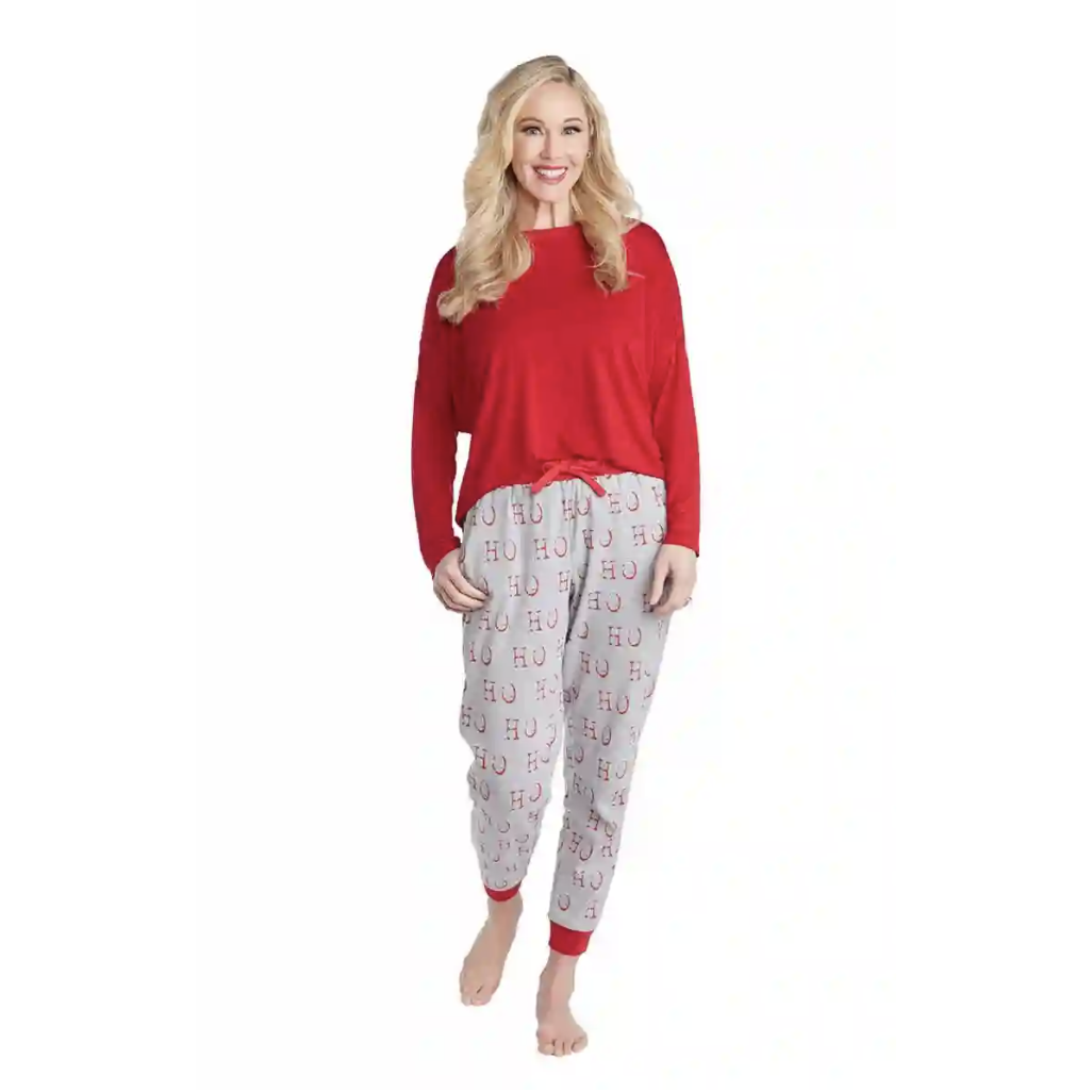Mud Pie Mom's Holiday 'HO HO HO' Pajama Set - Great Deal