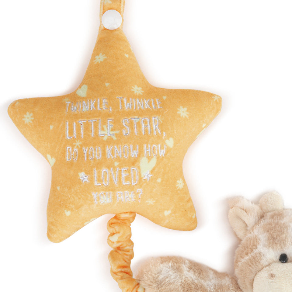 Hot! Demdaco Giraffe Musical Pull Toy