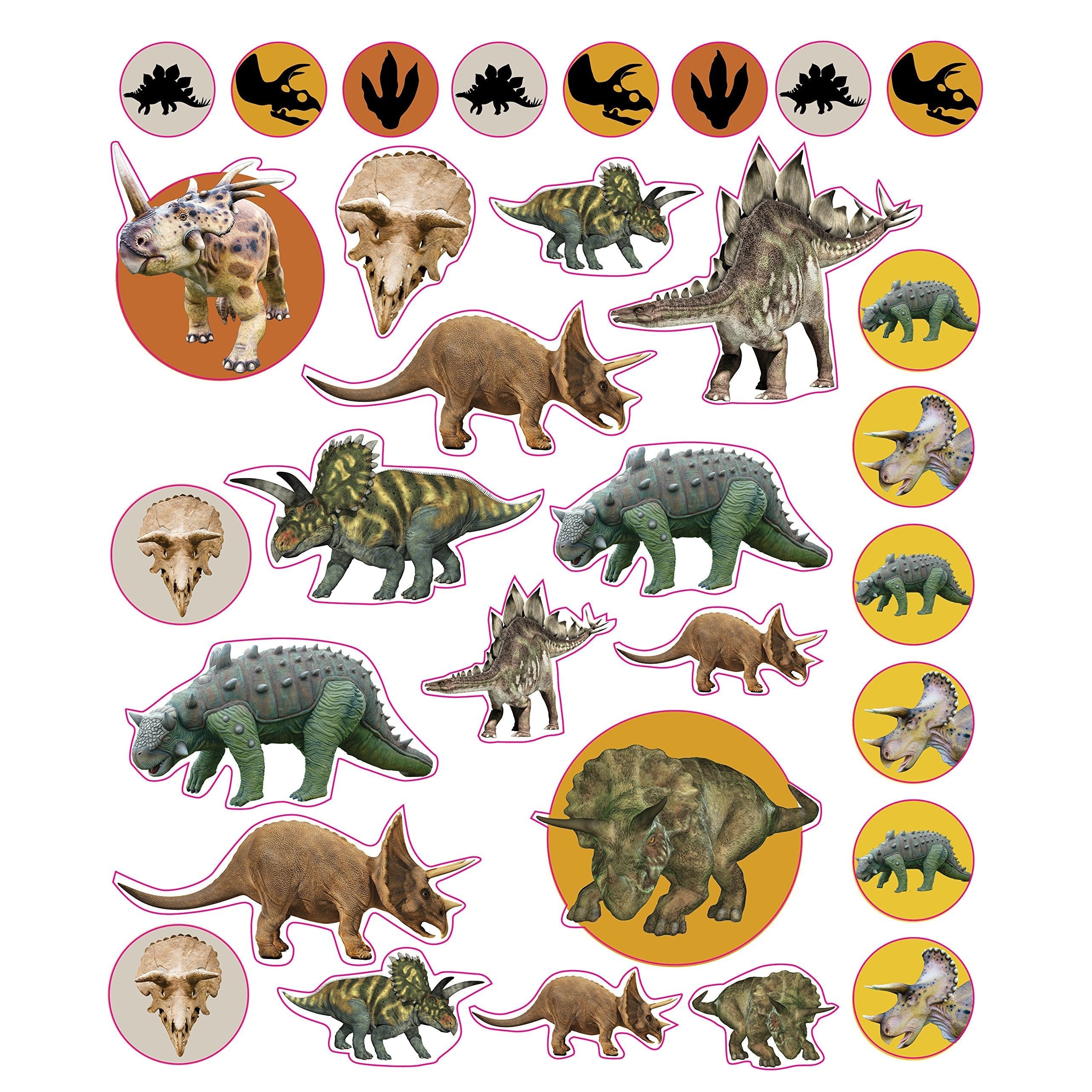Reusable EyeLike Dinosaur Stickers in Paperback Book