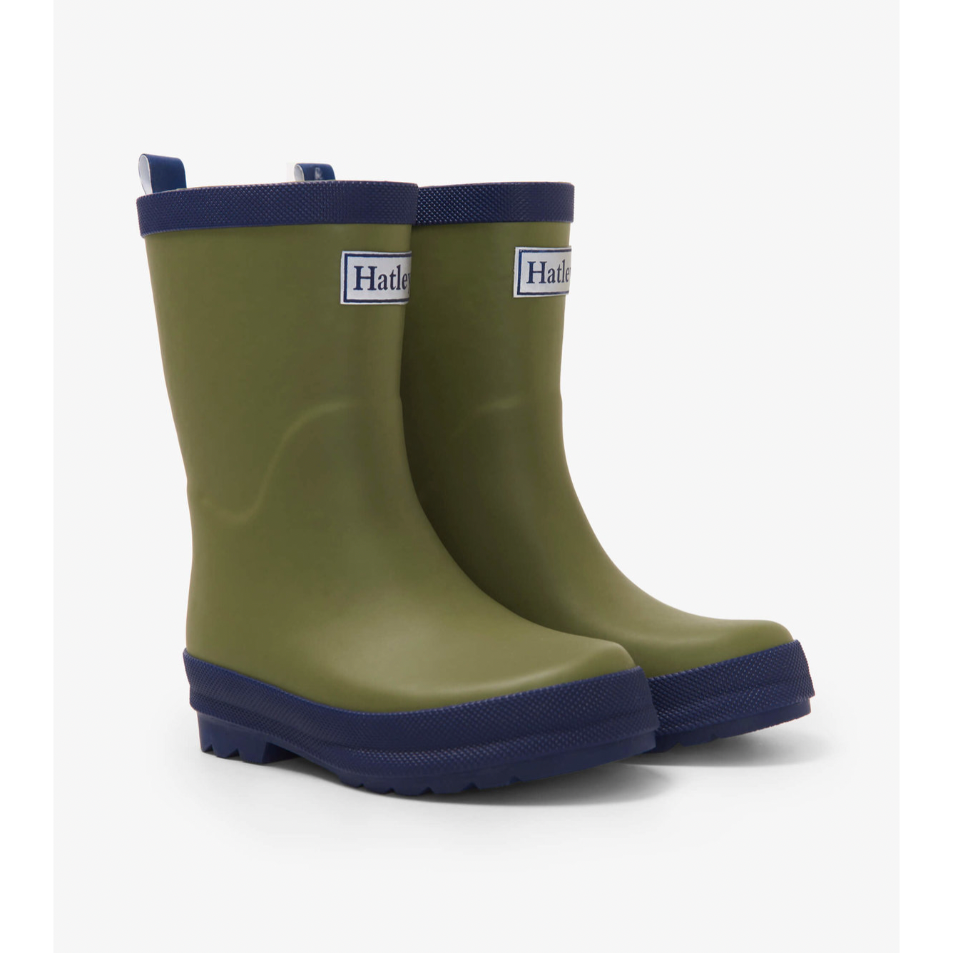 Hatley Loden Green Matte Forest Green Rain Boots for Puddle Jumping