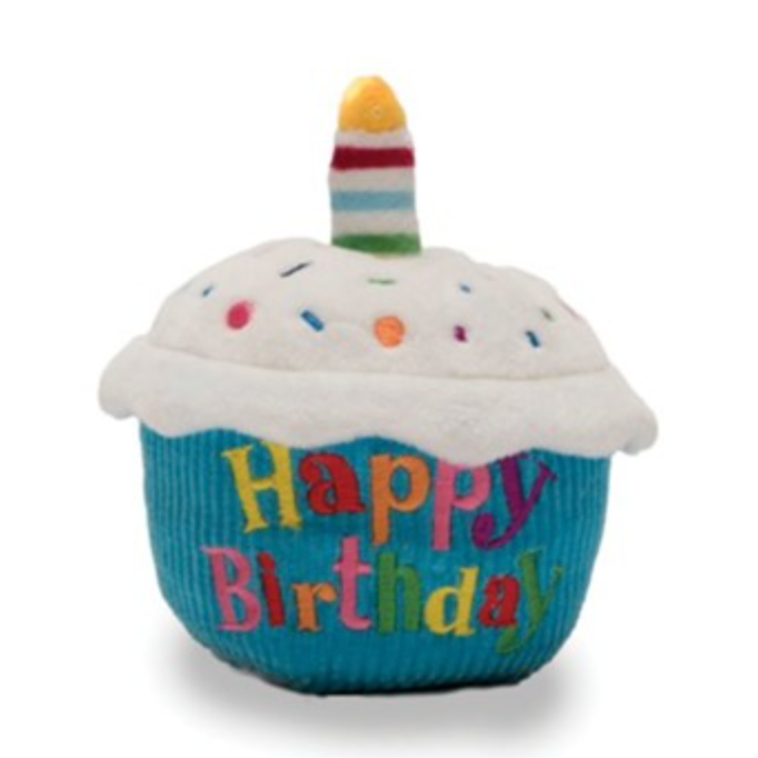 Cuddle Barn's Shining Birthday Cupcake - Perfect Gift