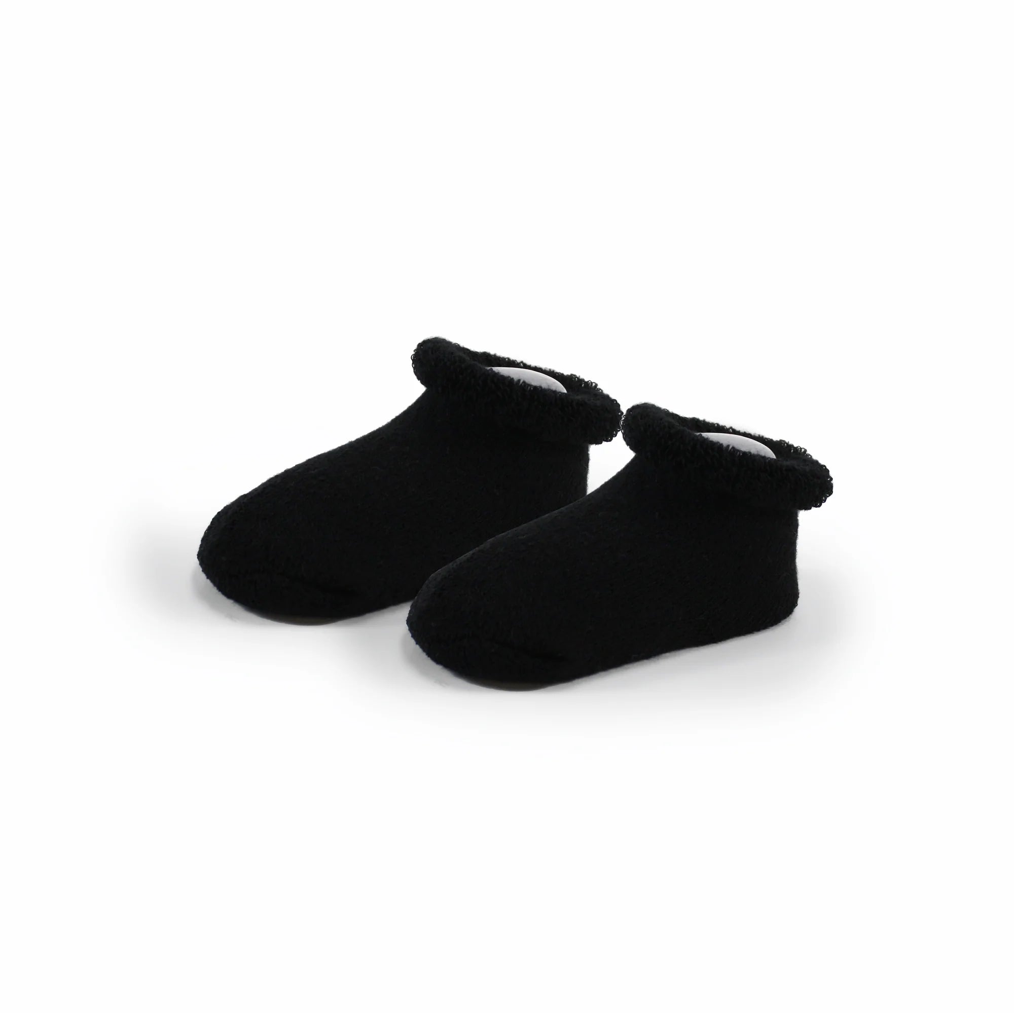 Hot Deal! Kushies 2-Pack Infant Socks in Black Solid and Stars Design