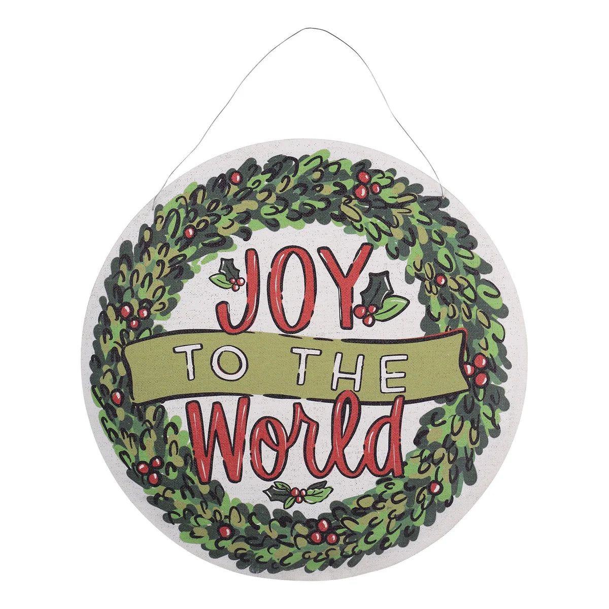Hot Deal! Glory Haus Burlee Reversible Door Sign - Welcome Friends Fall / Joy To The World