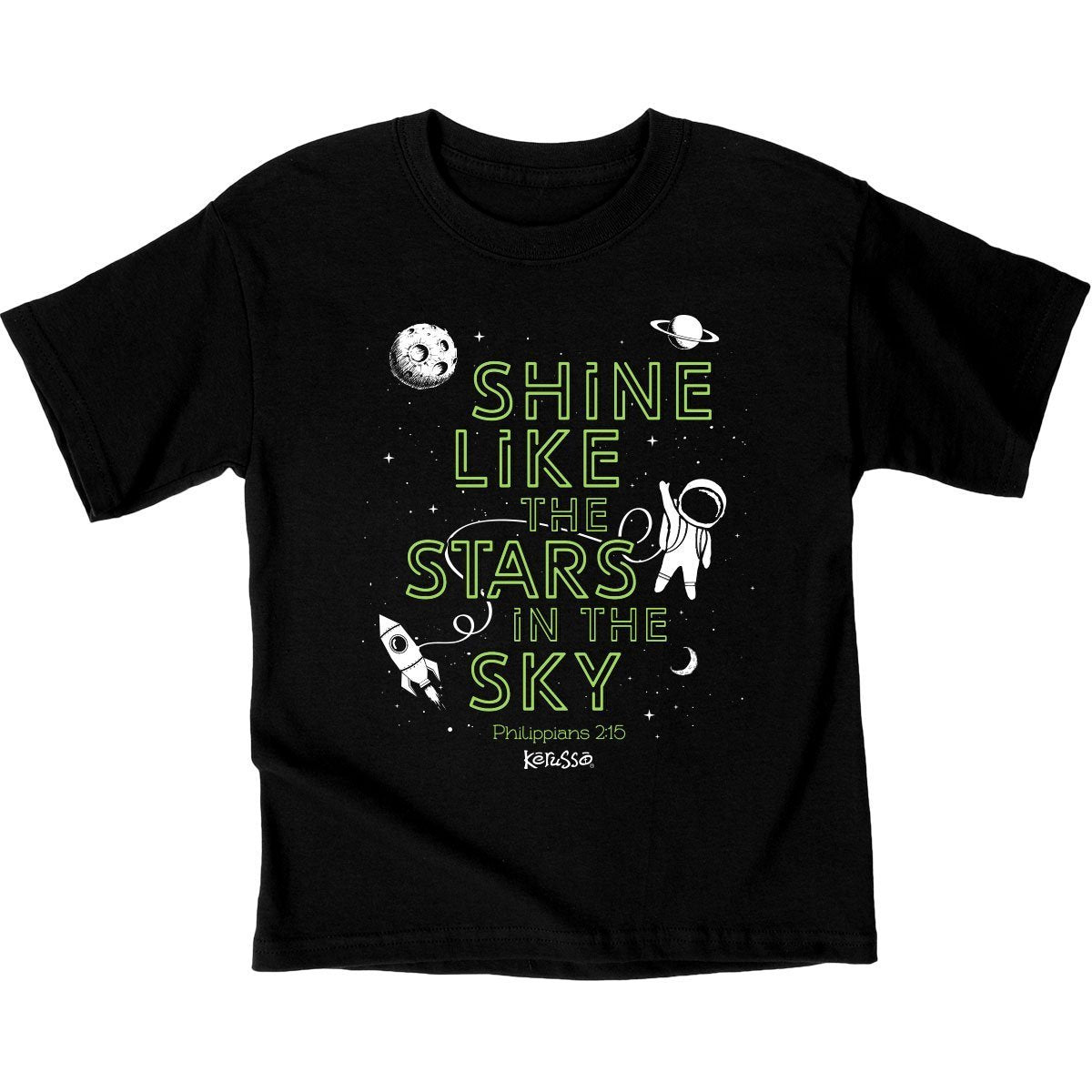 Hot Deal! Kerusso Kidz Christian T - Shirt for Kids to Shine Like Stars