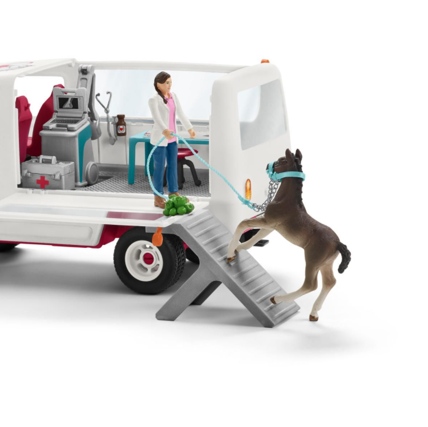 Schleich Horse Club Mobile Vet Set with Adorable Hanoverian Foal
