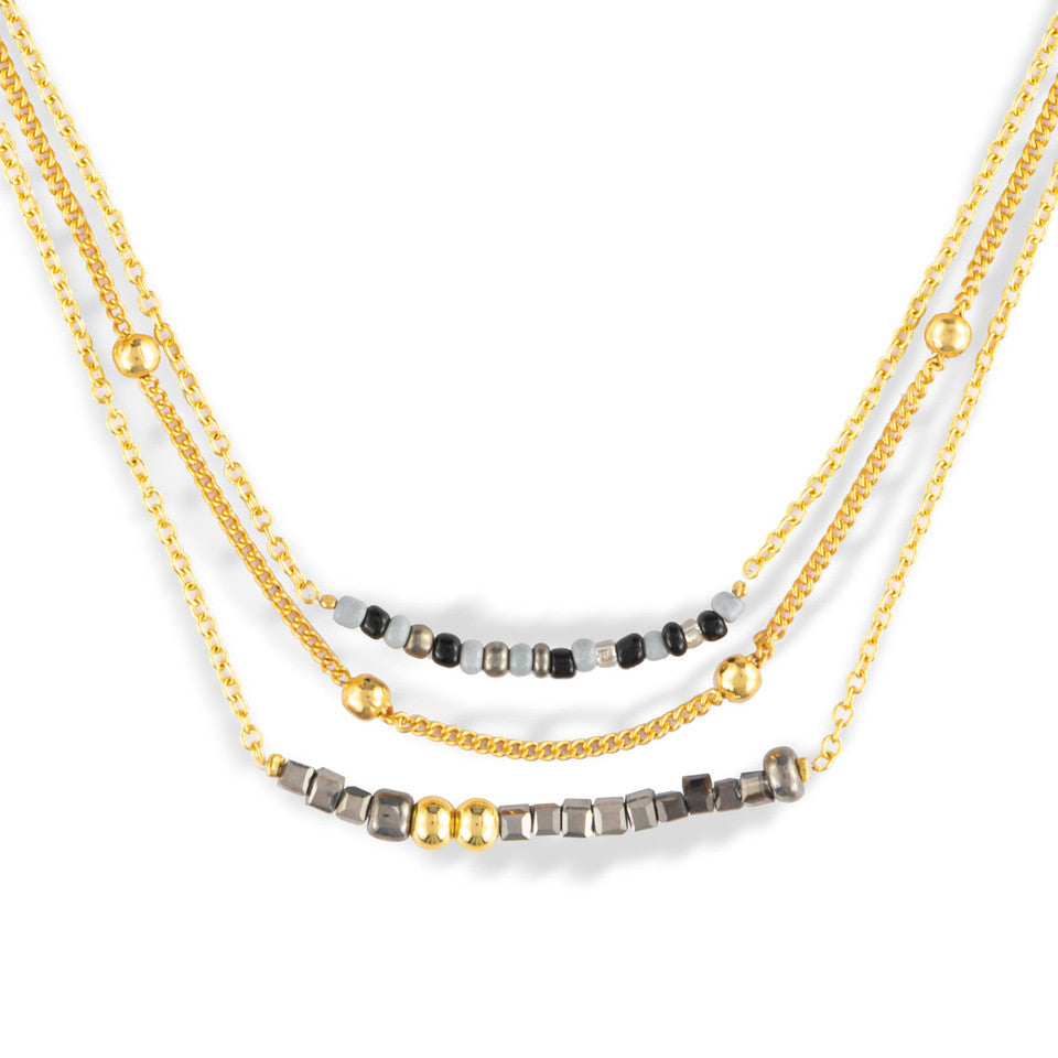 Demdaco Sand Gold Sharing Kindness Necklace Set of 3 for Various Occasions