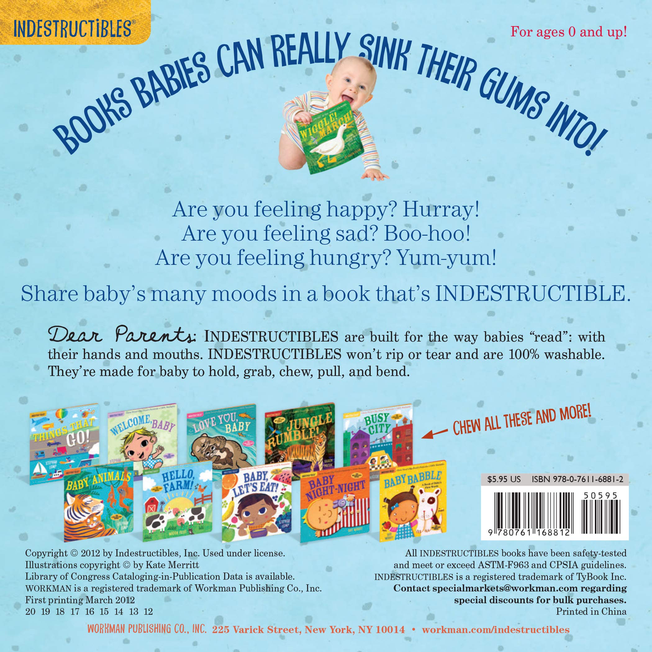 Indestructibles: Baby Faces - A Must - Have Book of Happy, Silly Faces