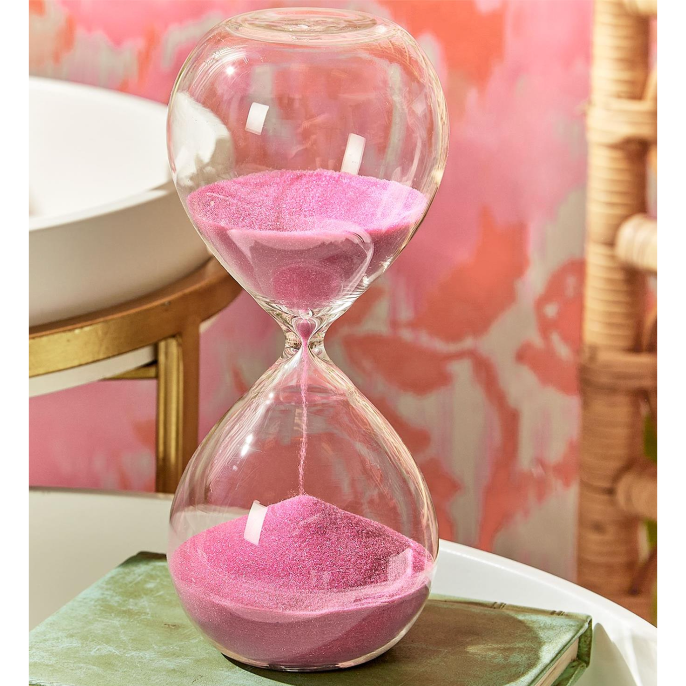 Two's Company Assorted Color Hourglass 30-Minute Timer in Gift Box