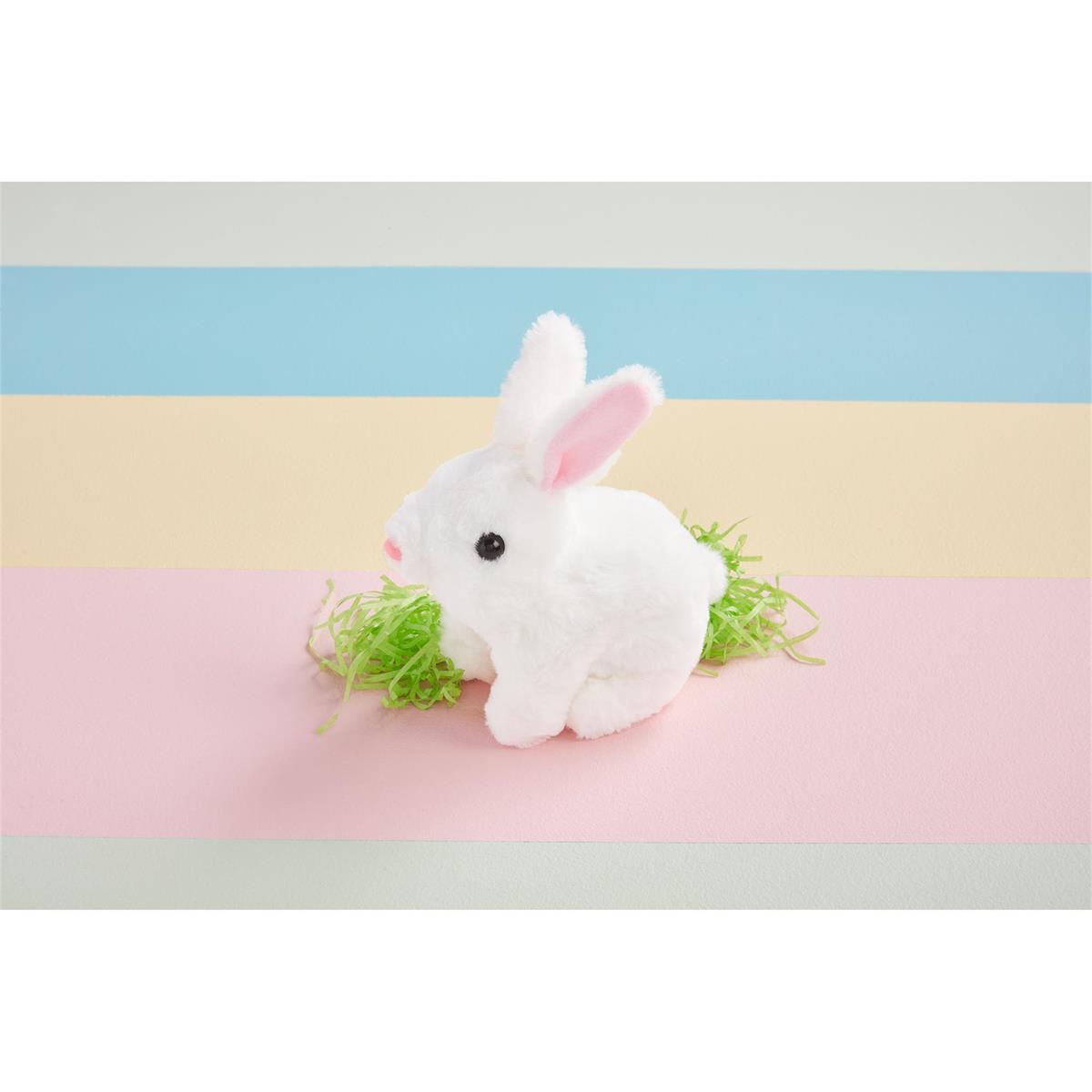 Mud Pie Interactive Hoppin' Mechanical Plush Bunny for Kids