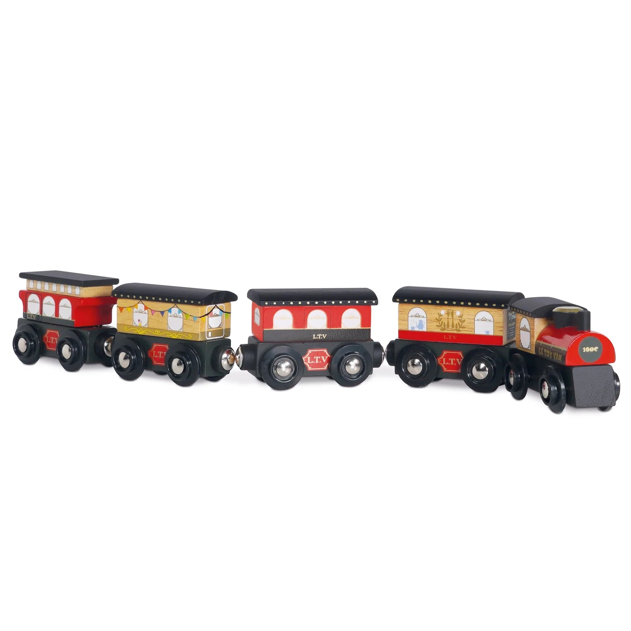 Le Toy Van Red Royal Express Connectable Wooden Train Set