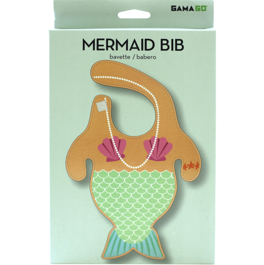 Hot Sale! GAMAGO Adorable Mermaid-themed Baby Bib for Mess-free Feeding