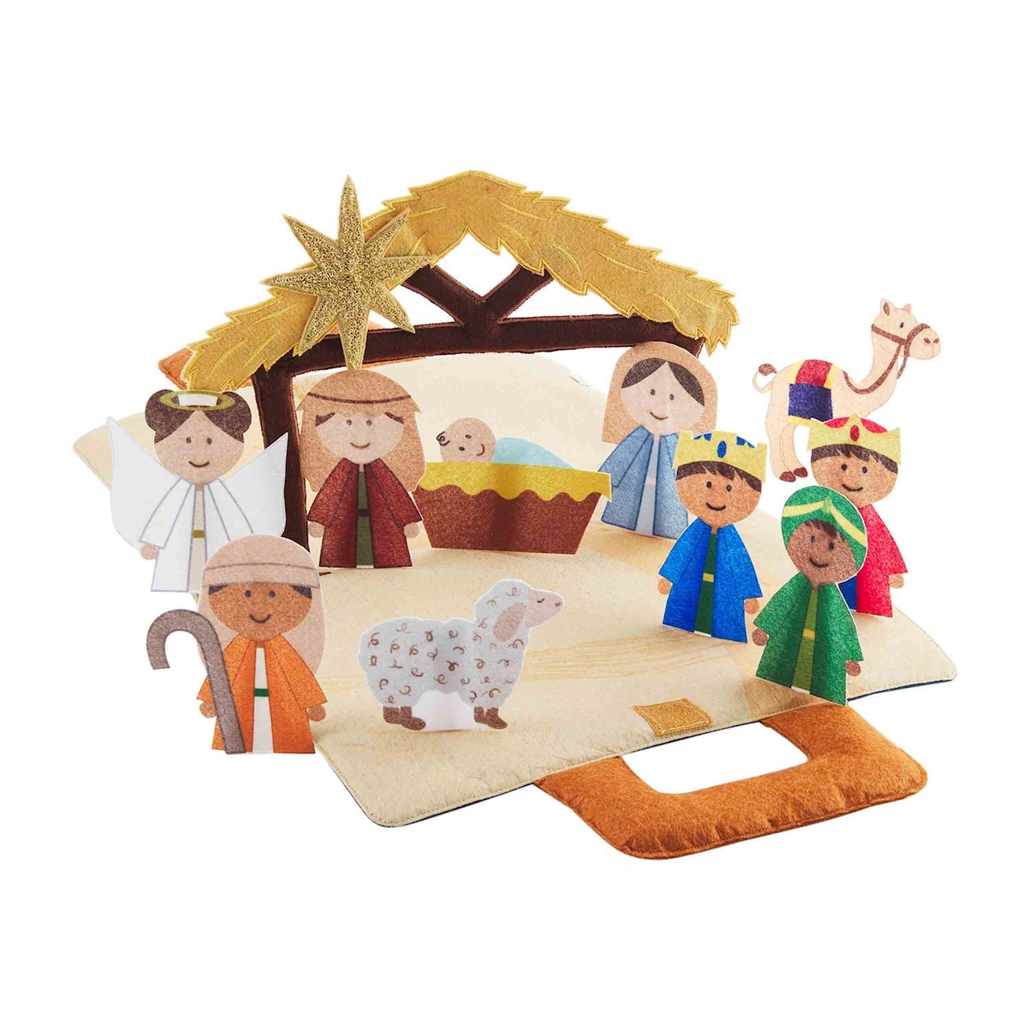 Mud Pie Nativity Plush Pouch Set - Great Deal!
