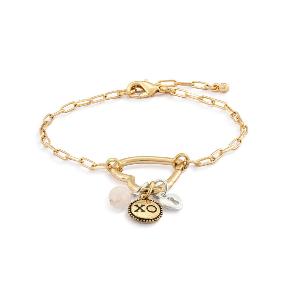 Demdaco Gold Love Bracelet Jewelry Set for Your Life's Journey