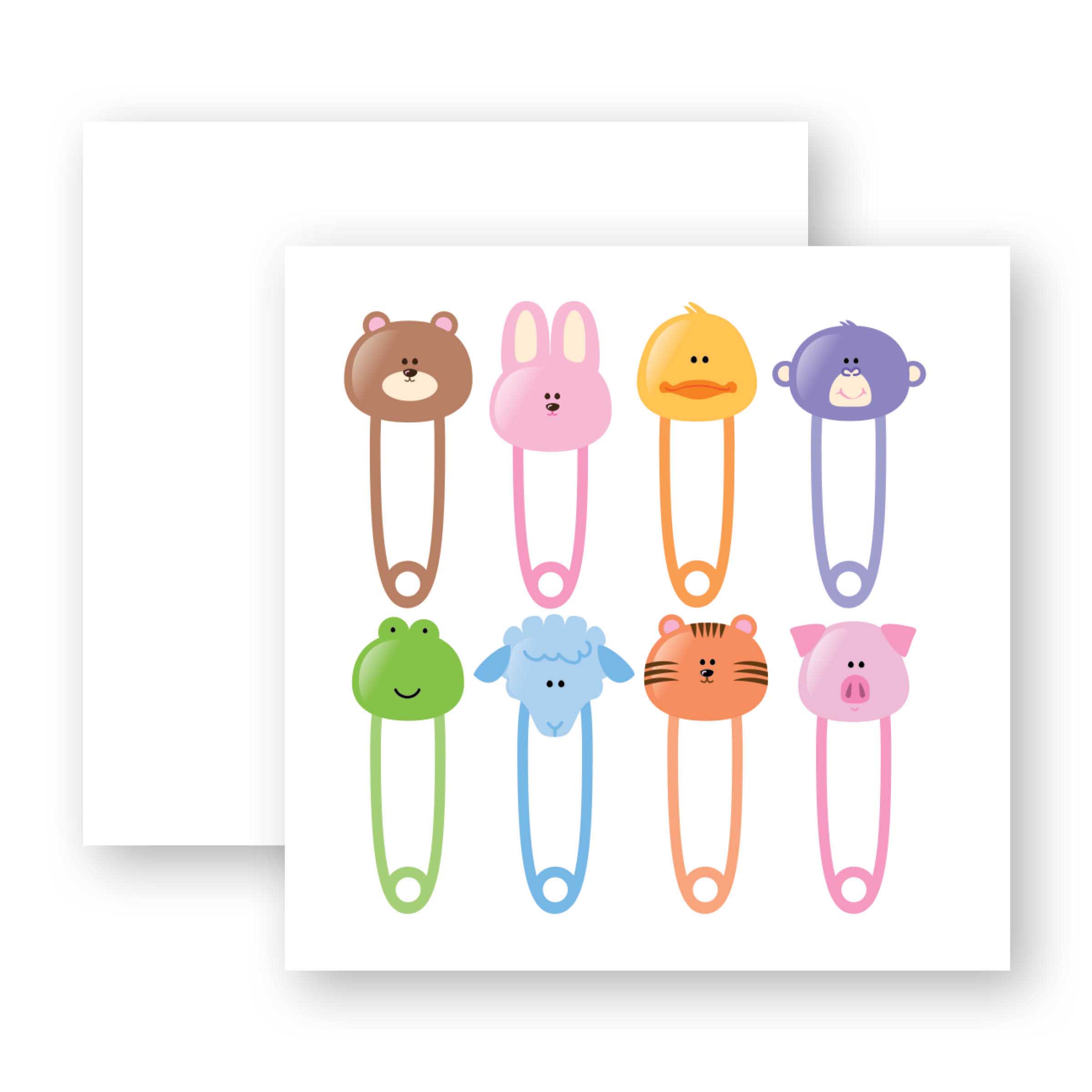 Special Offer: Diaper Pin - Style Gift Enclosure Cards for Your Presents