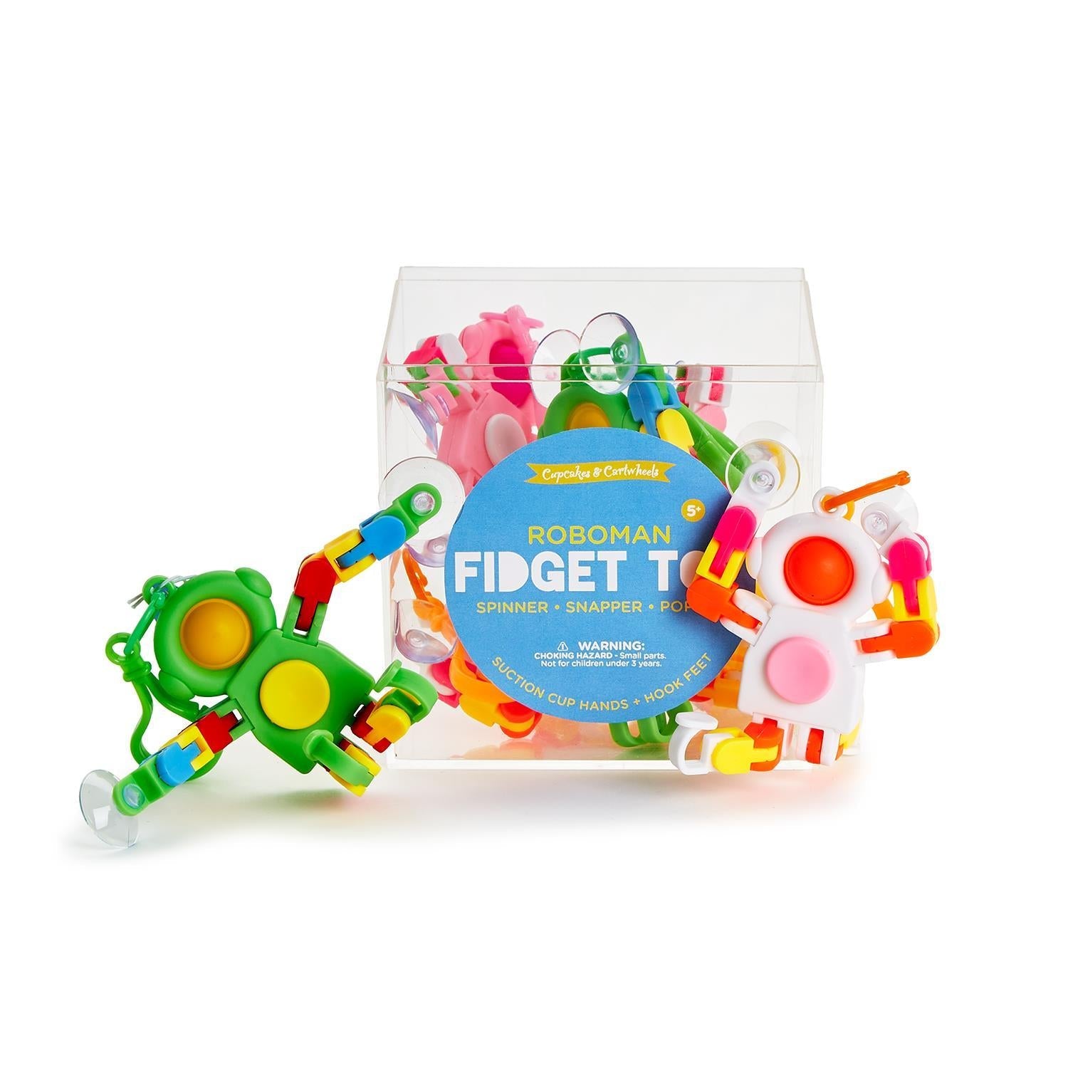 Multi - Functional Cupcakes & Cartwheels Roboman Fidget Toy