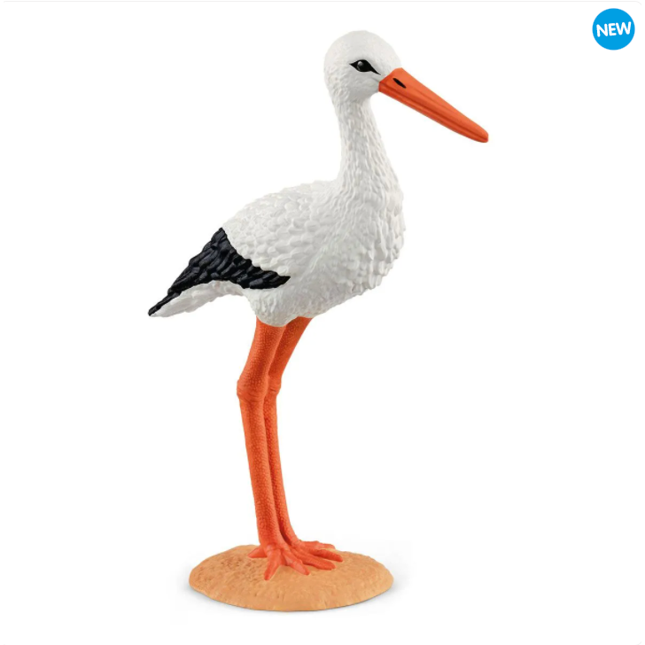Schleich Collectible Toy Stork - Perfect for Indoor Birdwatching Fun