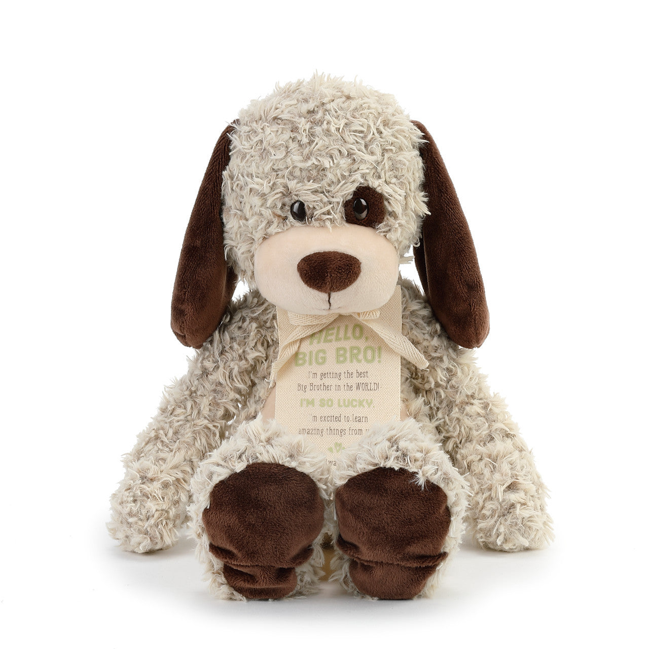 Hot Deal! Demdaco Big Brother Plush Puppy - A Heartwarming Gift from the New Kid