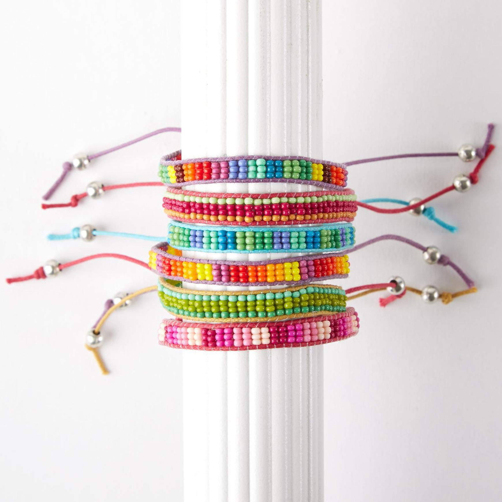Colorful Adjustable Beaded Bracelet by Cupcakes & Cartwheels