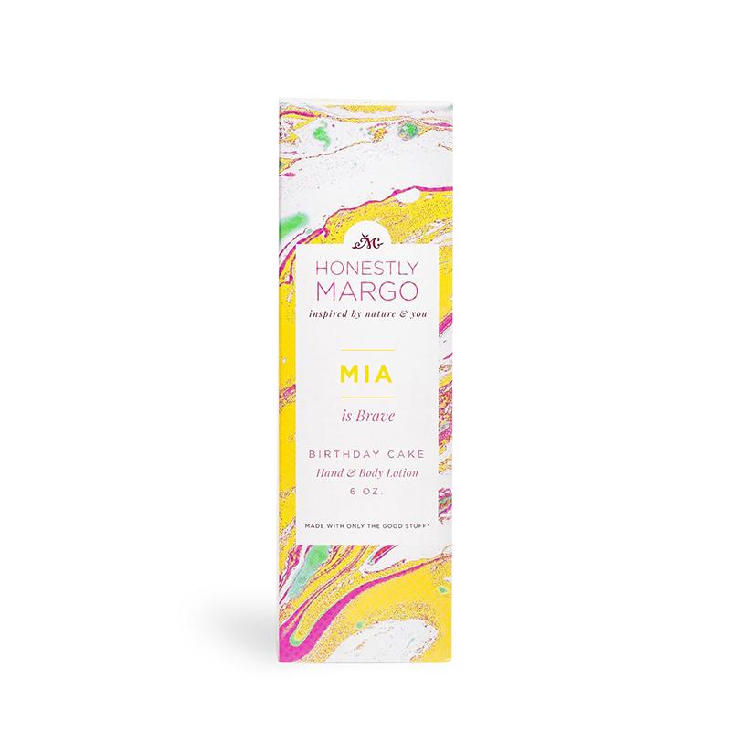 Honestly Margo Mia's Signature 6 oz Birthday Cake Hand & Body Lotion