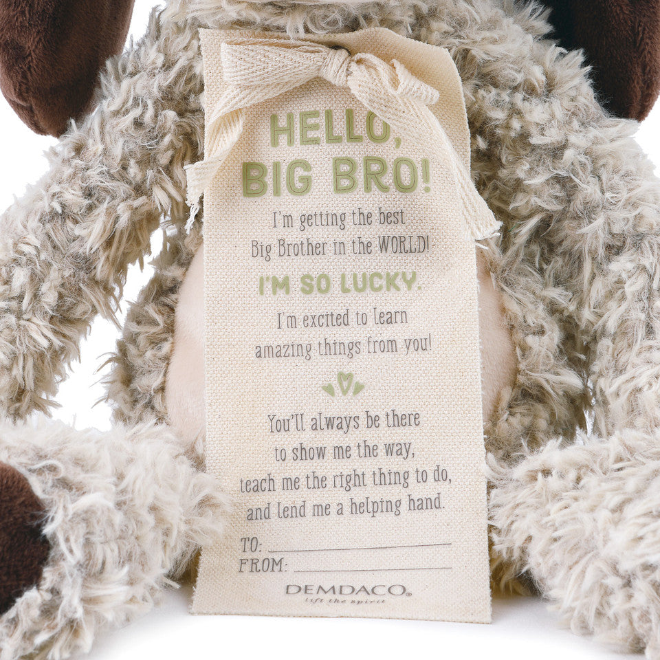 Hot Deal! Demdaco Big Brother Plush Puppy - A Heartwarming Gift from the New Kid