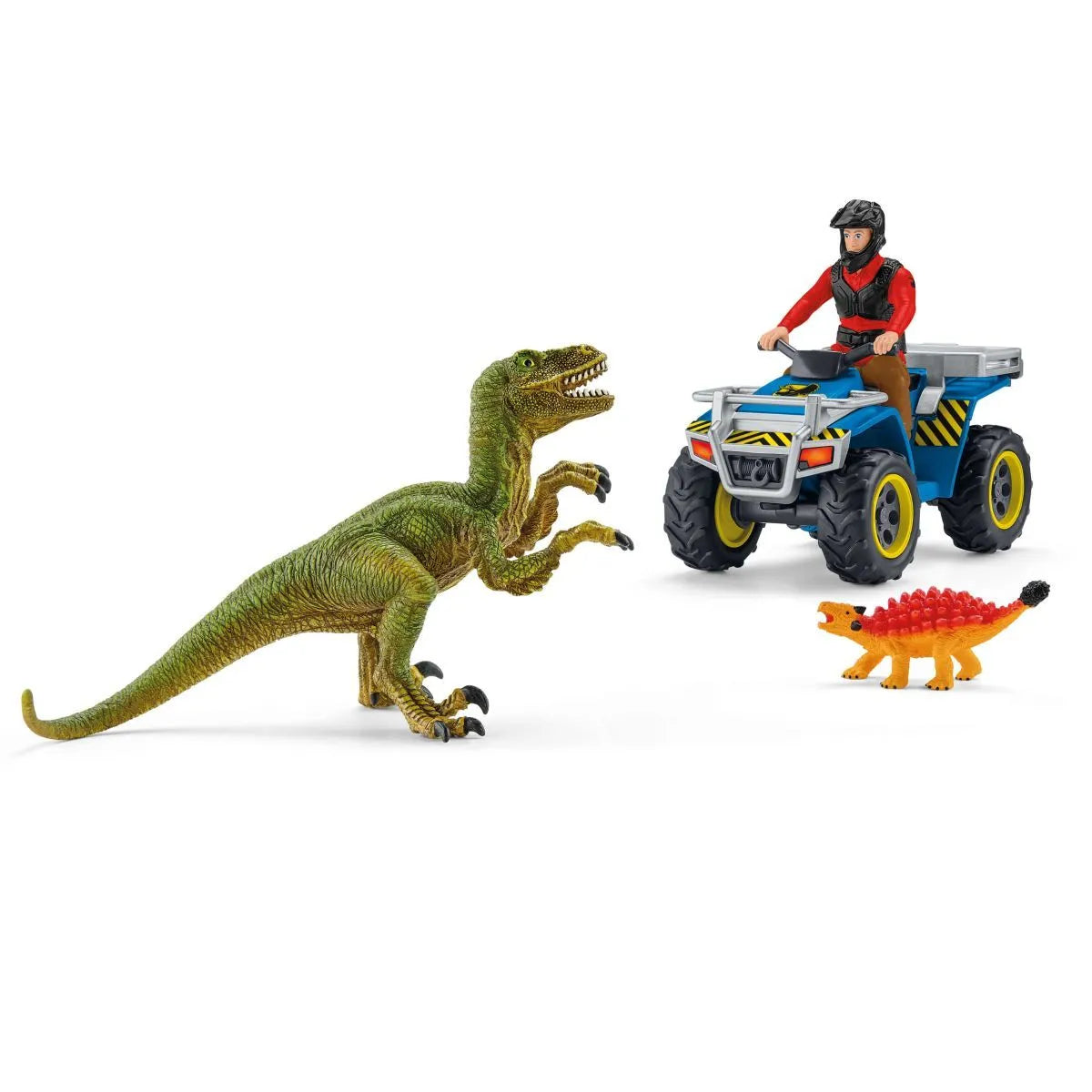 Schleich Dinosaur Play Set: Quad Breakout from Velociraptor