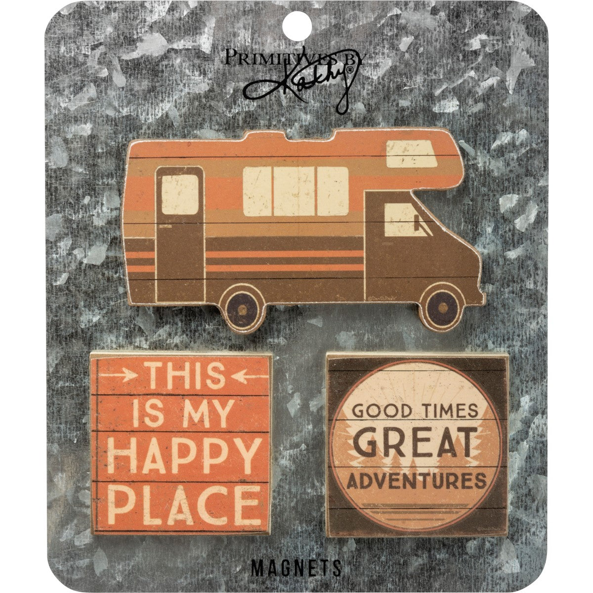 Hot Deal! Primitives By Kathy Camper Magnet Set