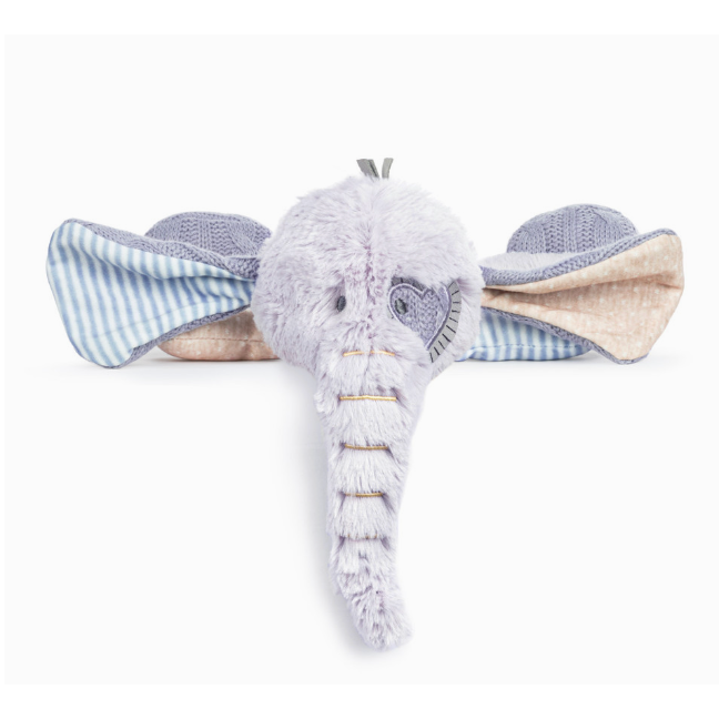 Demdaco Adorable Elephant Oddball Blanket with Quirky Charm