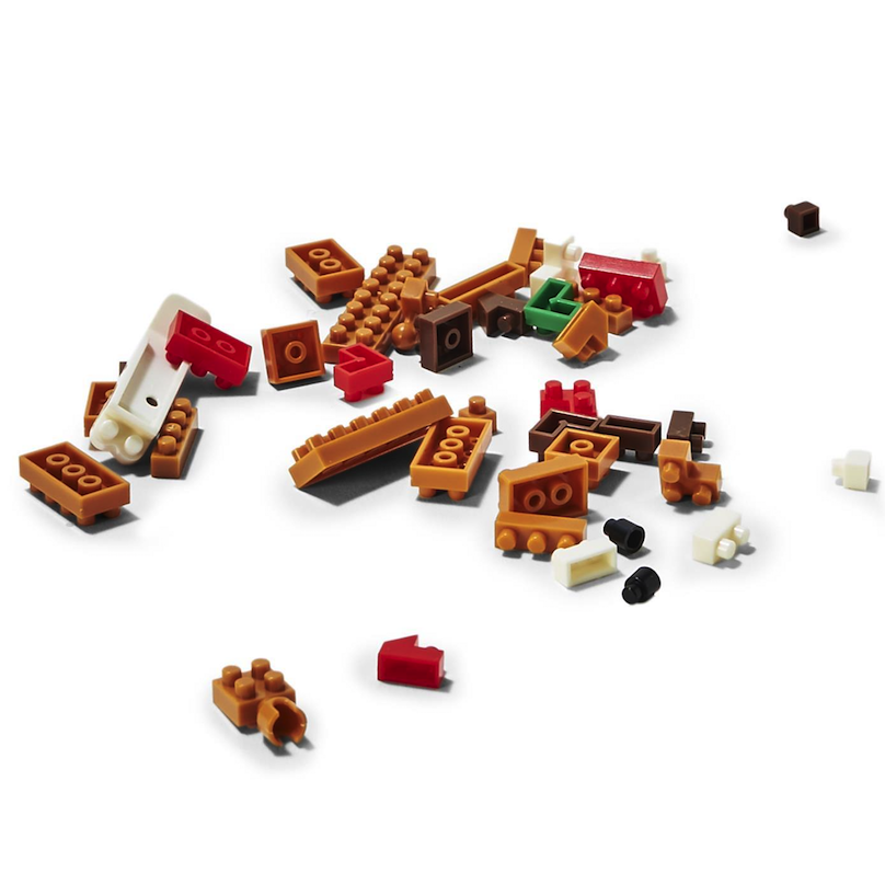 Assorted Styles Cupcakes & Cartwheels Holiday Tiny Blocks in Storage Case