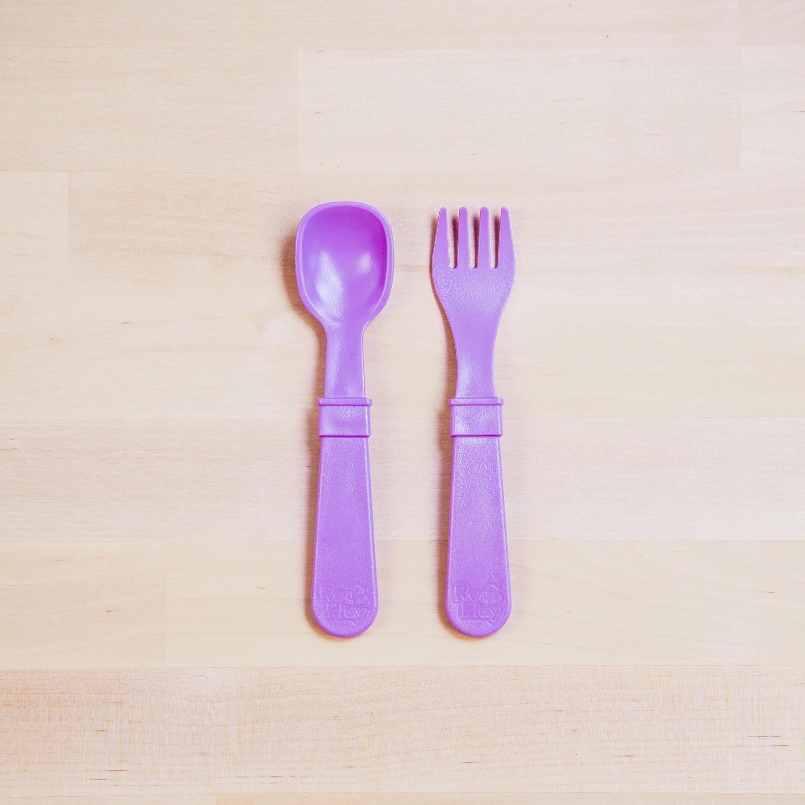 Re-Play Toddler-Friendly Recycled Utensil Set with Vibrant Colors