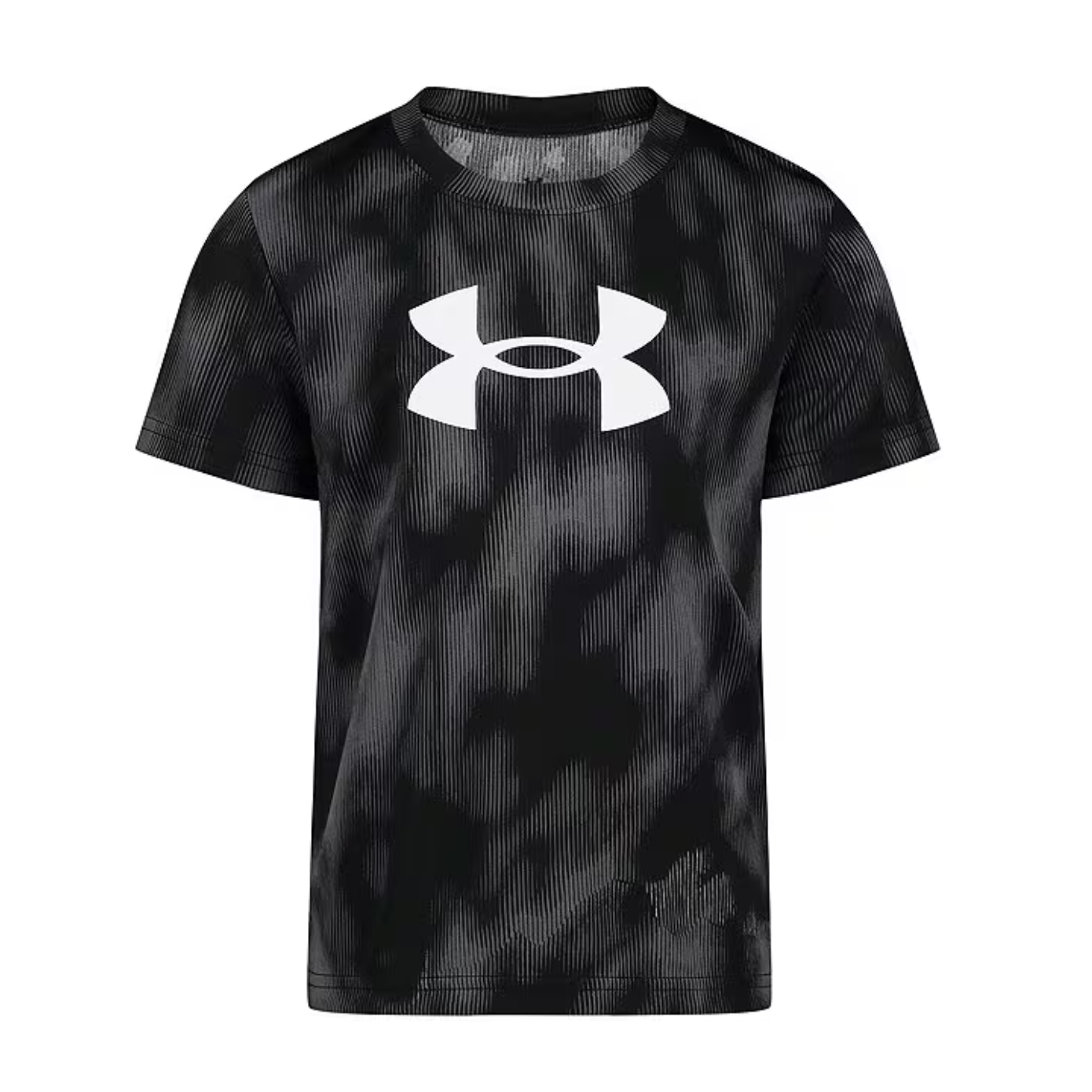 Under Armour Boys' Short Sleeve Black UA Valley Etch T - Shirt - Great Deal!