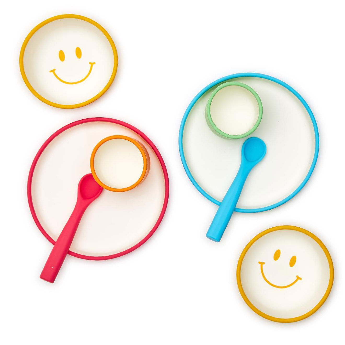 Fantastic Cupcakes & Cartwheels Silicone Meal Time Set