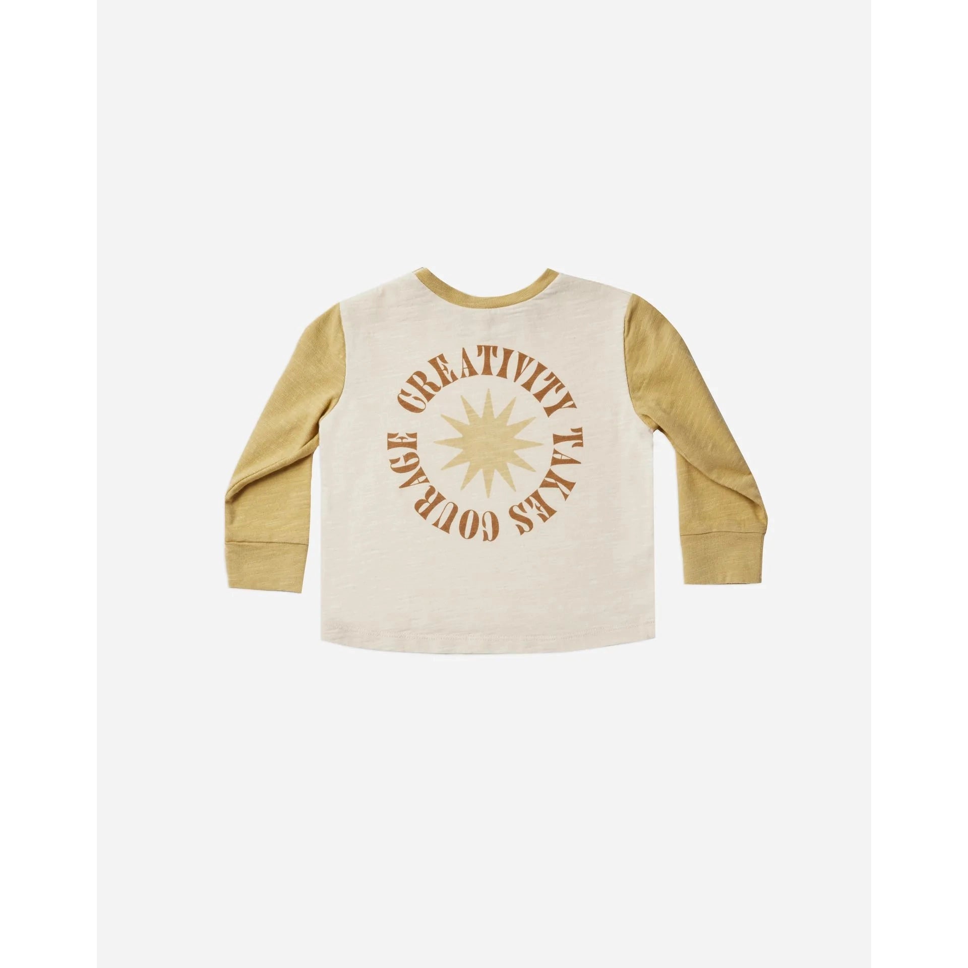 Rylee & Cru 'Creativity Takes Courage' Long Sleeve Skater Tee - Hot Sale